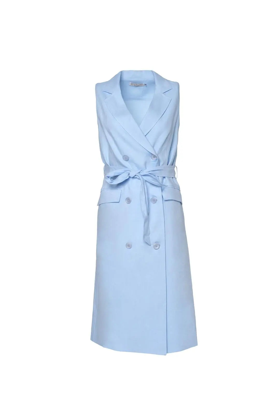 ndigo & More Rosella V Yaka Kolsuz Elbise Silk and Cashmere